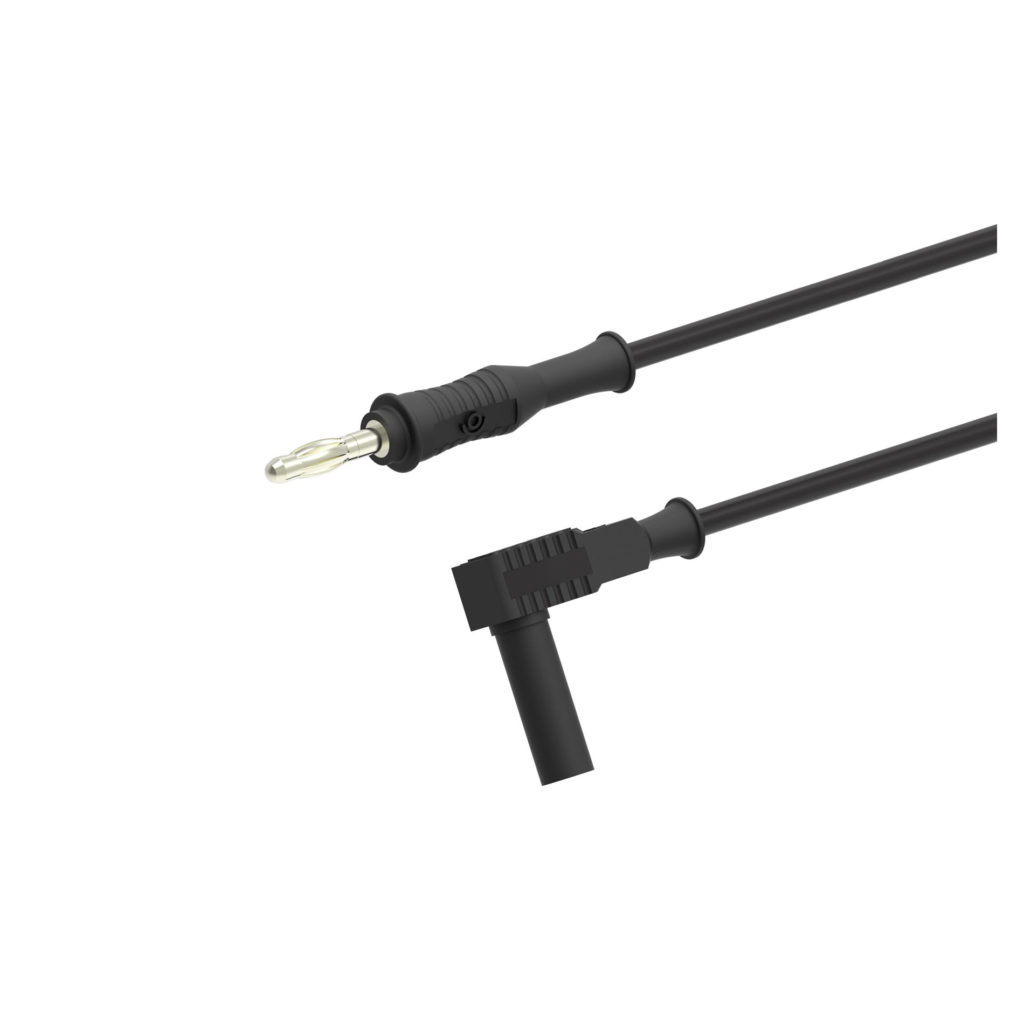 Ø4mm banana plugs, isolated rightangle / straight ELECTRO PJP