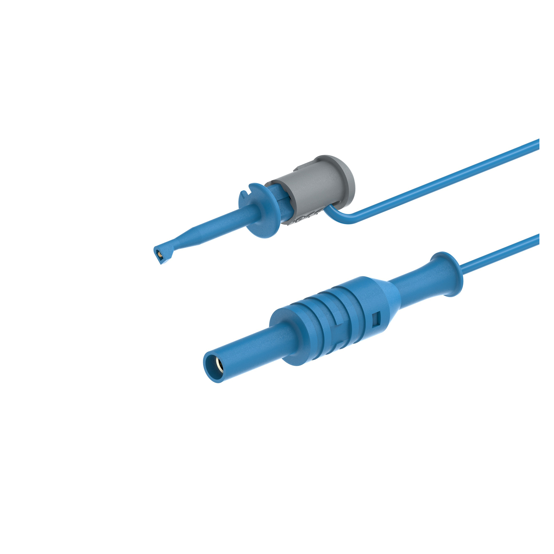 Cordon de mesure: pince de test CMS / fiche banane femelle Ø4mm - ELECTRO  PJP