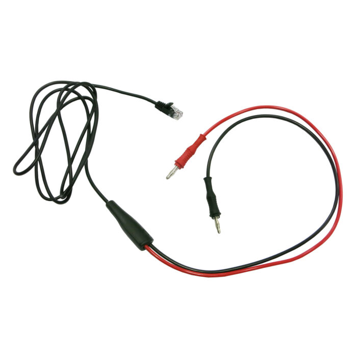 6P4C (RJ11) connector / two straight Ø4mm banana plugs ELECTRO PJP